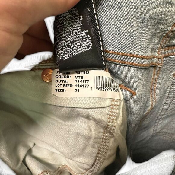 New 7FAM 7 For All Mankind Slimmy Straight Jeans 31 Vintage Blue - Picture 7 of 9